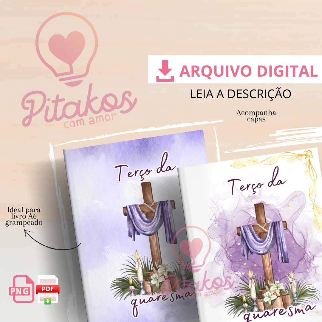 MP - Livro do terço da quaresma + livro de orações da Via Sacra - Imagem 5