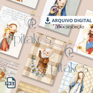 CARDS SANTINHOS - LEIA A DESCRIÇÃO