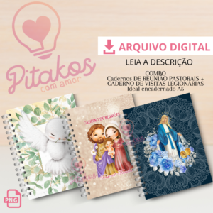 MP Combo cadernos de reuniões - leia a descrição