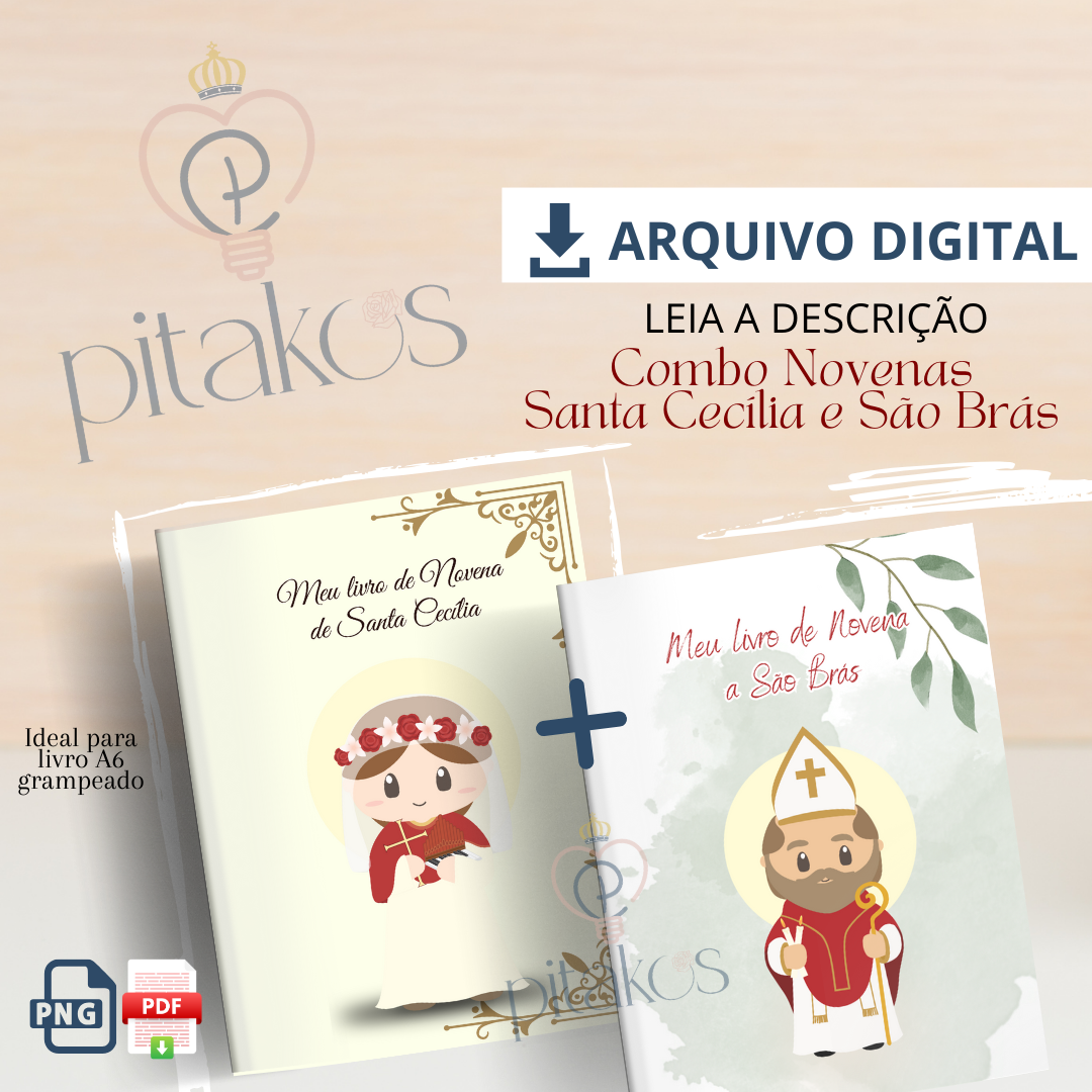 MP - Combo: Novena de Santa Cecília e Novena de São Brás