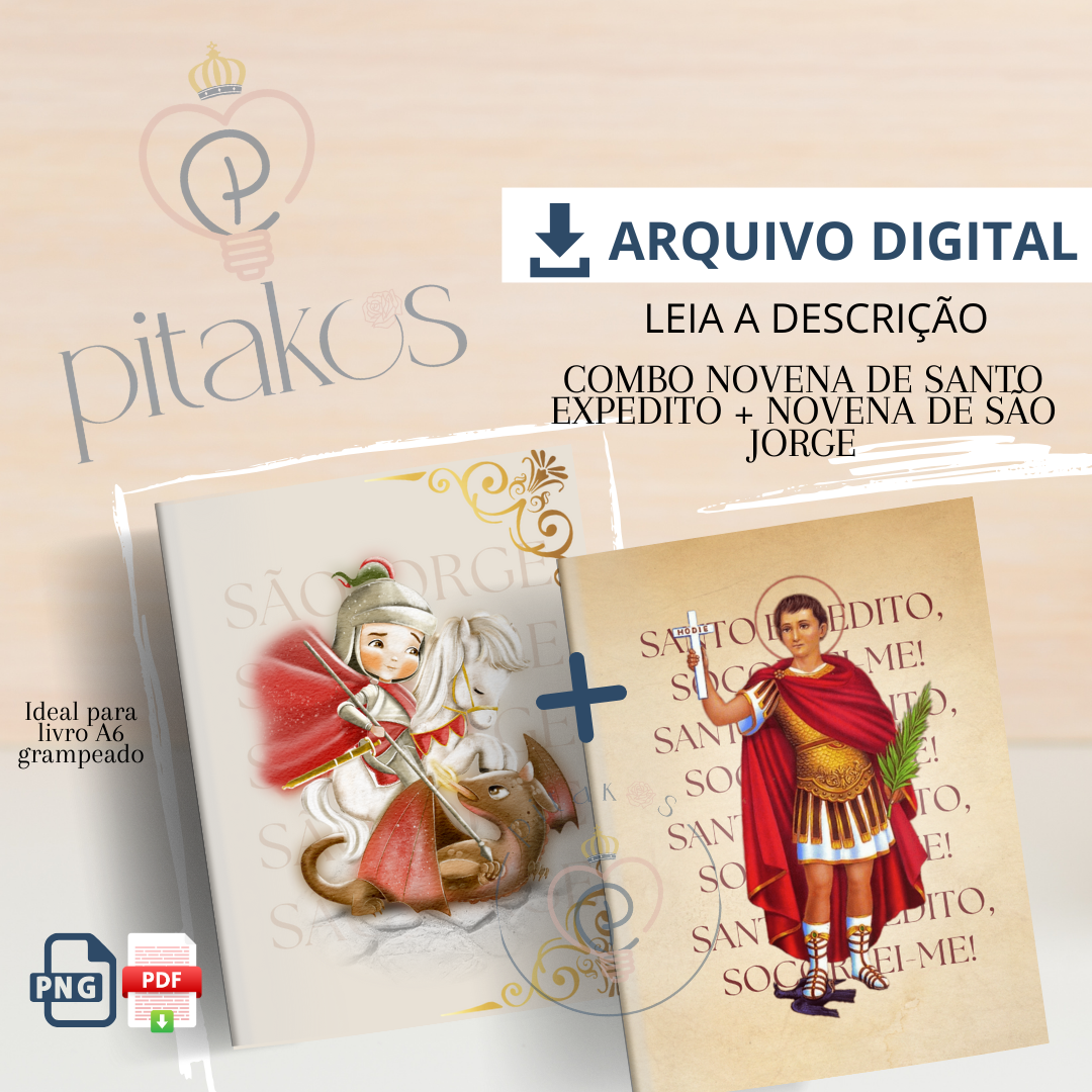 MP - Novena de Santo Expedito + Novena de São Jorge - leia a descrição