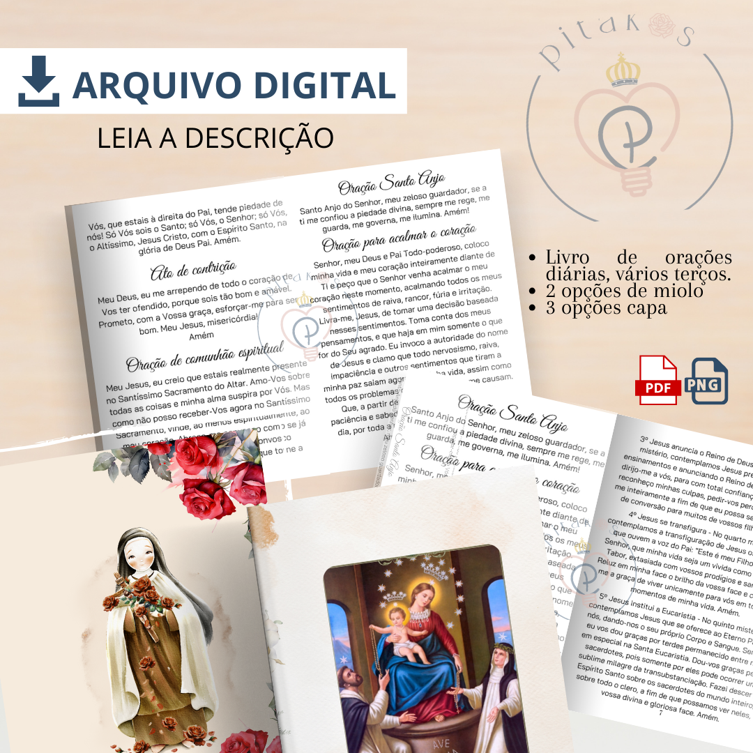 Livros vários terços + 3 capas - leia a descrição