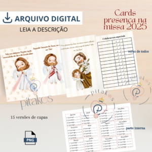 MP - CARDS PRESENÇA NAS MISSAS 2025