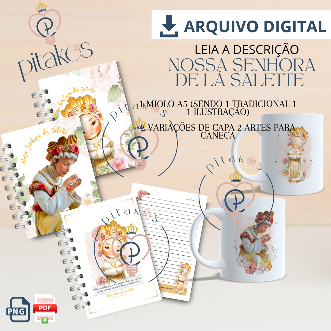 DMP - SUPER COMBO ou INDIVIDUAL - N.S DAS DORES, N.S DE LÁ SALETTE, SÃO PADRE PIO E ARCANJOS - Imagem 5