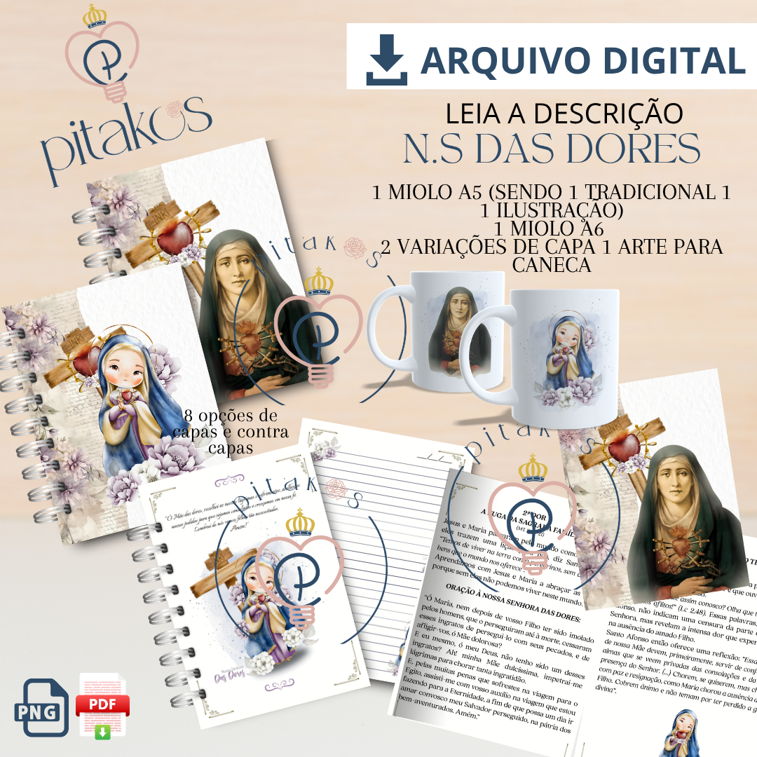 DMP - SUPER COMBO ou INDIVIDUAL - N.S DAS DORES, N.S DE LÁ SALETTE, SÃO PADRE PIO E ARCANJOS - Imagem 6