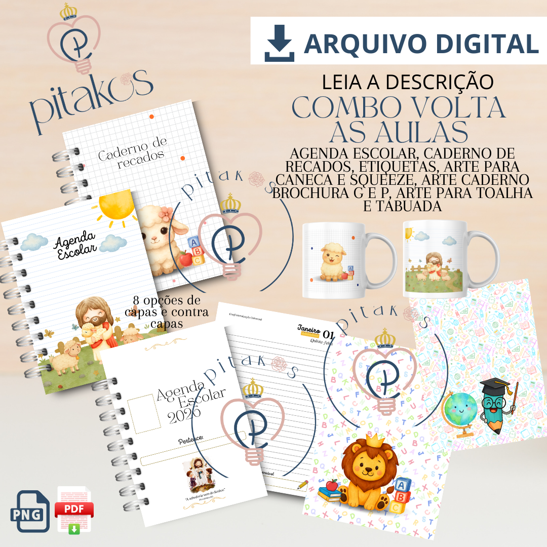 DMP - Combo Escolar Completo - Pitakos