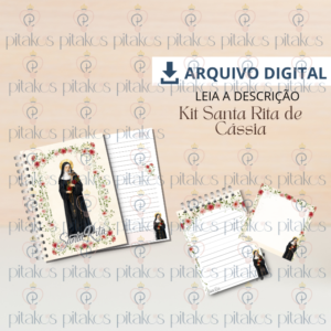 MP - Kit Santa Rita de Cássia (Caderno + Blocos)