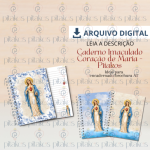 MP - CADERNO IMACULADO CORAÇÃO DE MARIA - PITAKOS