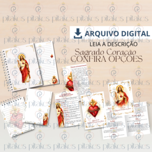 MP - SAGRADO CORAÇÃO (CADERNO, BLOCOS, CARDS)